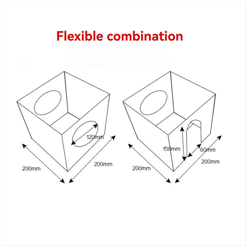 Enclosed Grinding Dust Box Cover Polishing Dust Hood Rectangle 4711853305612