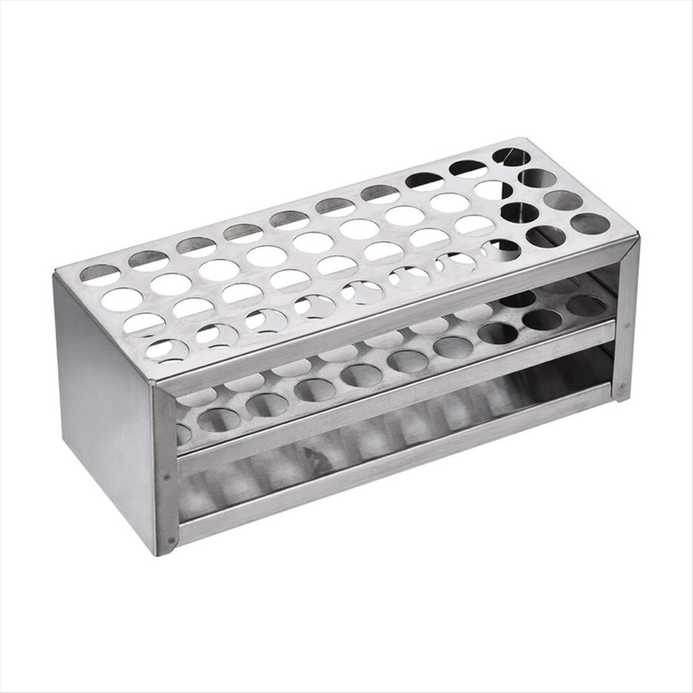 14Mm 40 Hole Aluminum Test Tube Rack Laboratory Test Tube Holder-image-OPC-PMDHYVR-NEW