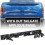 Car Rear Trunk Emblems Logo Stickers for (Black+Gray) 8