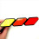 Tri-Color Grille Badge Emblem Decoration for 8