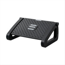 Office Foot Rest, Foot Stool Removable Massage Roller Portable Black