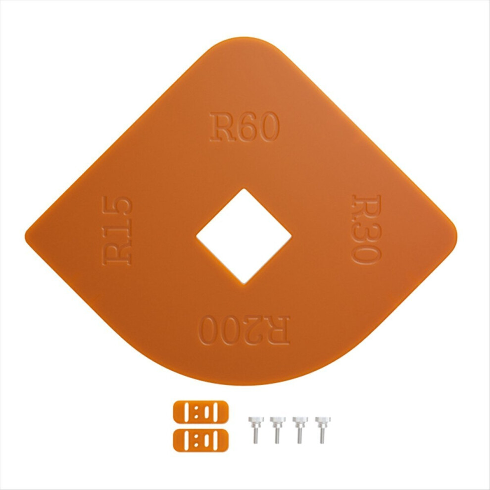 Woodworking Router Corner Radius Templates Jig R15 R30 R60 R200 4711853306213