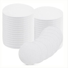 110 Blatt Mikrowellenofenpapier, runde Keramikfaser, 12,9 cm