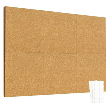 12 x 12 Zoll große Korkfliesen, 6er-Pack Korkplatten für die Wand