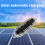 2PC Solar LED Warnleuchte Auto Wireless Flash Licht Blinklicht 10