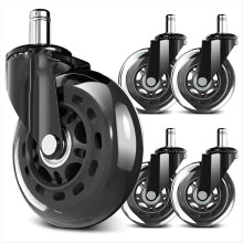 5PCS Office Chair Wheels, Upgraded Heavy Duty Caster Wheel