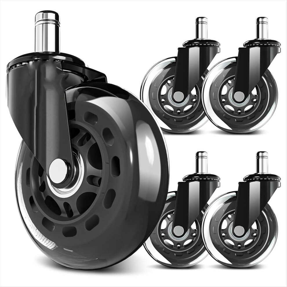 5PCS Office Chair Wheels, Upgraded Heavy Duty Caster Wheel-image-OPC-PMDHZJF-NEW