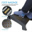 Under Desk Footstool, Step Stool, Height Adjustable for Home Office 8