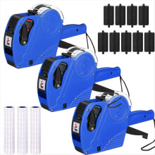 3 Pack 8 Digits Price Tag- Pricing- Label Pricing- Kit Blue