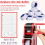 3 Pack 8 Digits Price Tag- Pricing- Label Pricing- Kit Red 10
