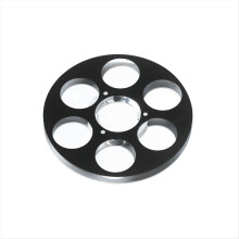 Empty Tape Reel 6 Hole Empty Takeup Reel Audio Tape Empty Black