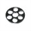 Empty Tape Reel 6 Hole Empty Takeup Reel Audio Tape Empty Black 1
