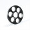Empty Tape Reel 6 Hole Empty Takeup Reel Audio Tape Empty Black 10