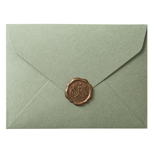 20pcs Modern Simplicity Envelope with Fire Paint Imprint 16x12cm,A