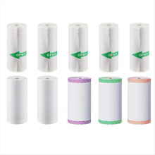 10 Rolls Thermal Paper Self-Adhesive Sticker Paper