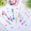 12 Pcs Multicolor Beadable Pens 4In1 Colored Beads Pen 11