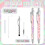 Sublimationsstift-Set, Sublimationsstift-Rohling mit wiederverschließbarem Beutel 9