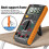 DT9205A Digital Multimeter Transistor Tester Yellow 9