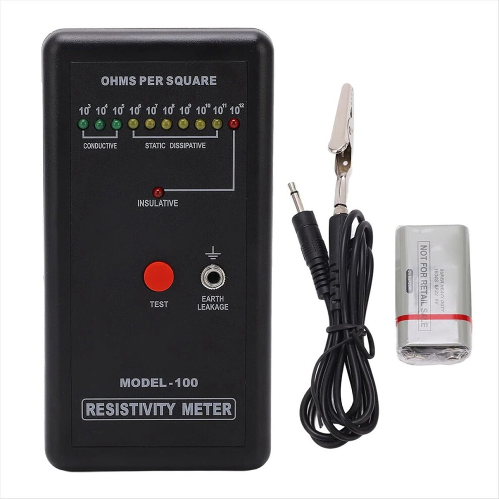 Surfaces Resistance Tester, Electrostatic Static Resistivity Meter 4711853396658