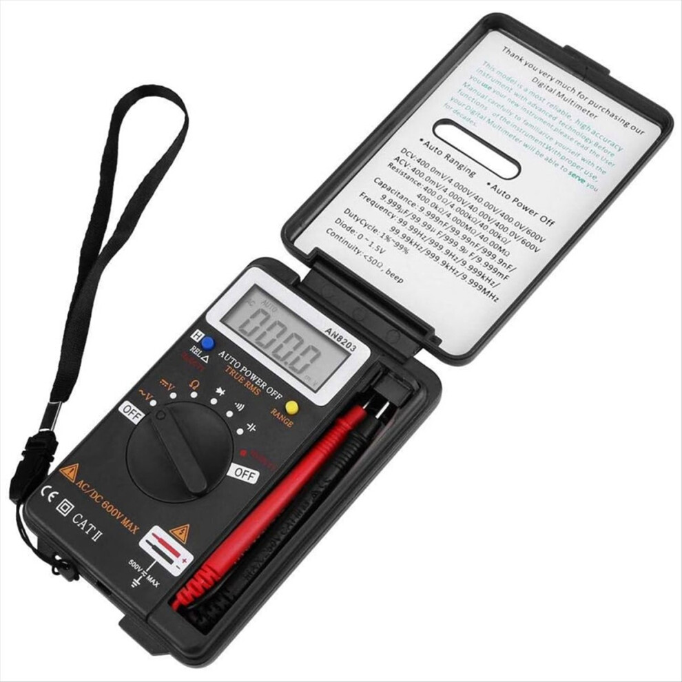 An8203 Digital Multimeter With Lcd Display 4711853398041