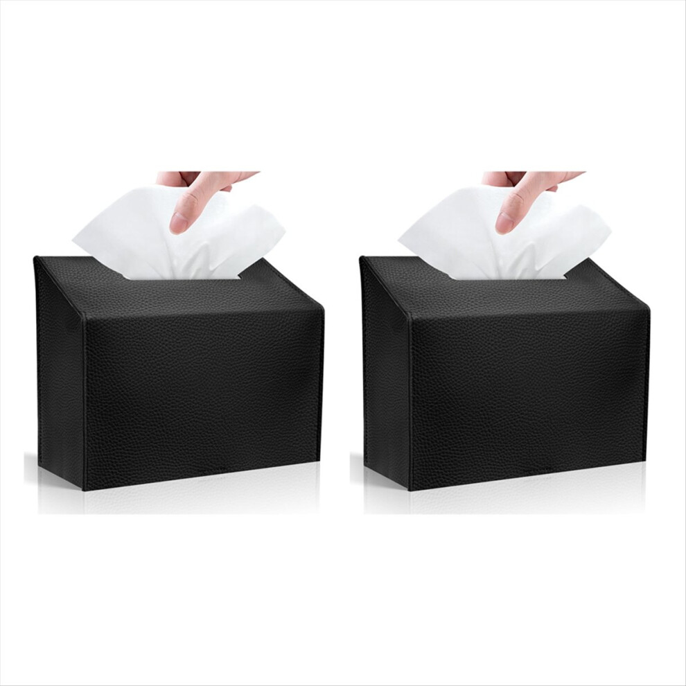Leather Paper Towel Dispenser For Tabletop,Bathroom,Car,Office 4711853319596