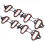 2Pcs Car Intake Manifold Gaskets for 9