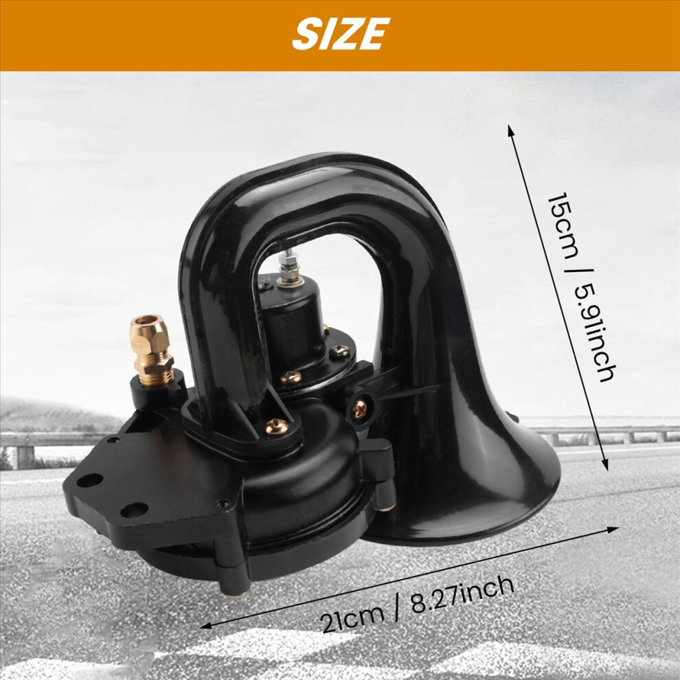 12V/24V Auto Air Horn Loud Truck Trumpet Air Horn 4711044721856