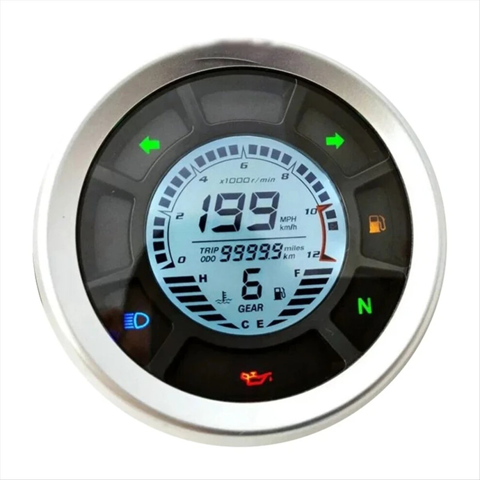 Lcd Digital Speedometer Odometer Tachometer For 4711967817964