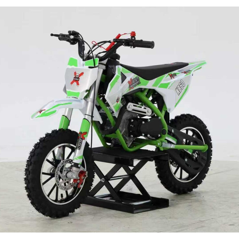 60cc Dirt Bike Motocross Automatic Racing Green Petrol 4 Stroke-image-OPC-PMDMR2B-NEW