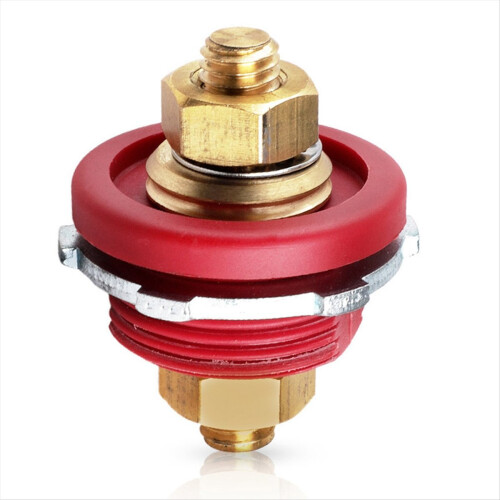 3/8 Stud Remote Battery Power Junction Connecto Heavy Duty 24V Red