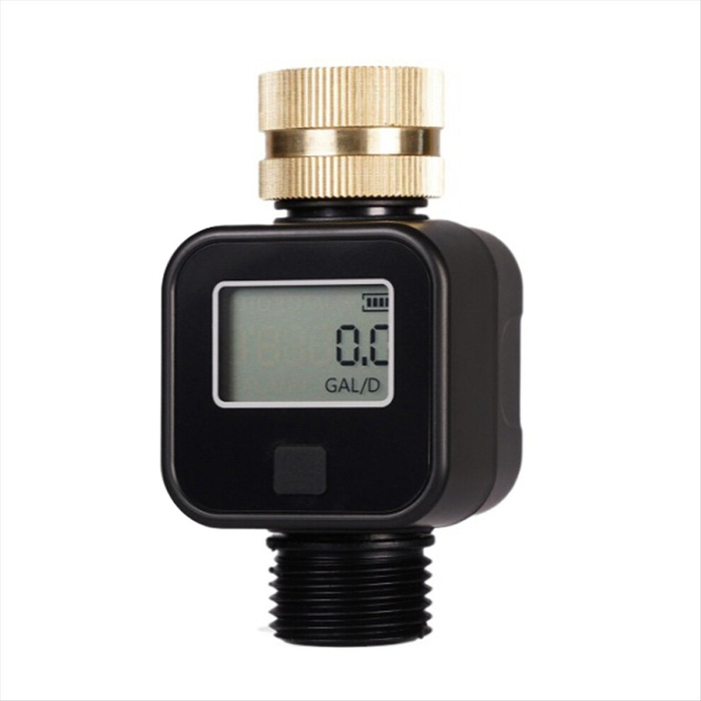 Water Flow Meter Ipx6 Waterproof With Brass Inlet Thread A 4711967810484