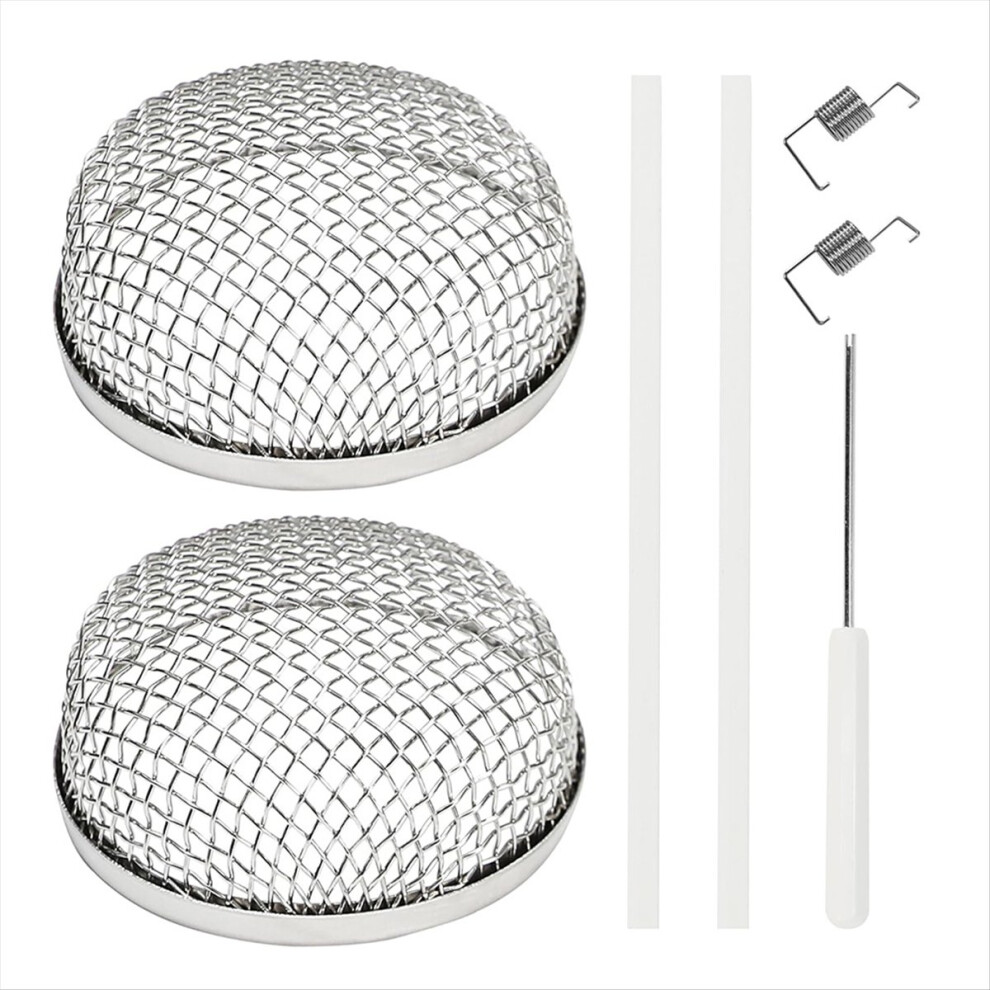 2Pcs Rv Furnace Vent Screen, Bug Screens Heater Vent Cover 4711967870716