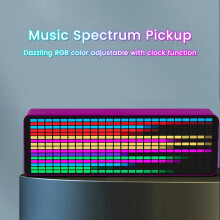 LED-Musikspektrumanzeige RGB-Licht Sprachsteuerungspegelanzeige