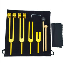 4-teiliges Stimmgabel-Set, Stimmgabel für Musikchakra, Klangtherapie