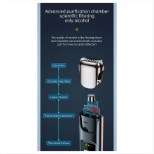 C10 Hochpräziser Alkoholtester, Alkoholtester mit Alarmfunktion und Erinnerung
