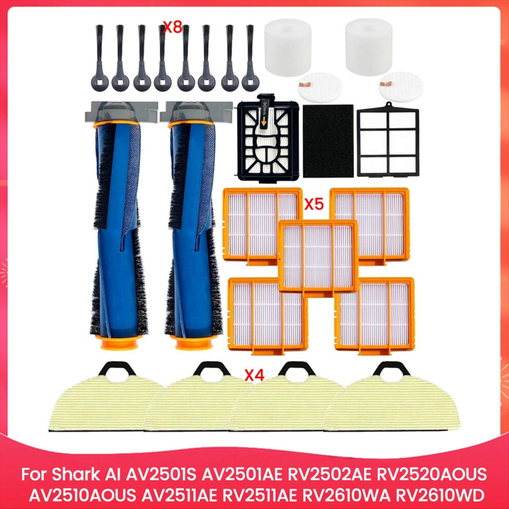 Main Brush Roller Foam Filters For Vacuum Cleaner Parts 4711853358366
