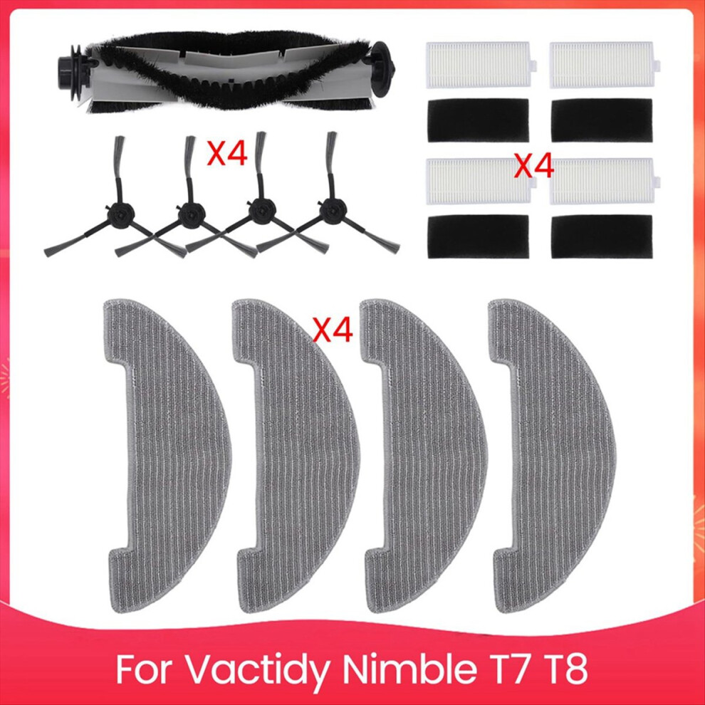 Replacement Parts For Vactidy T7 T8 Robot Vacuum Cleaner 4711853359578