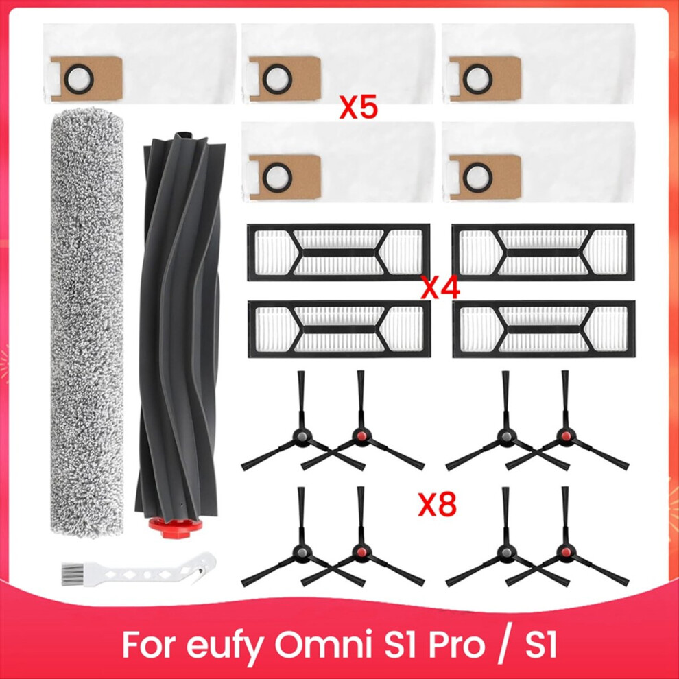 For Robot Vacuum Omni S1 Pro / S1 Parts Accessories Main Brush 4711853360048