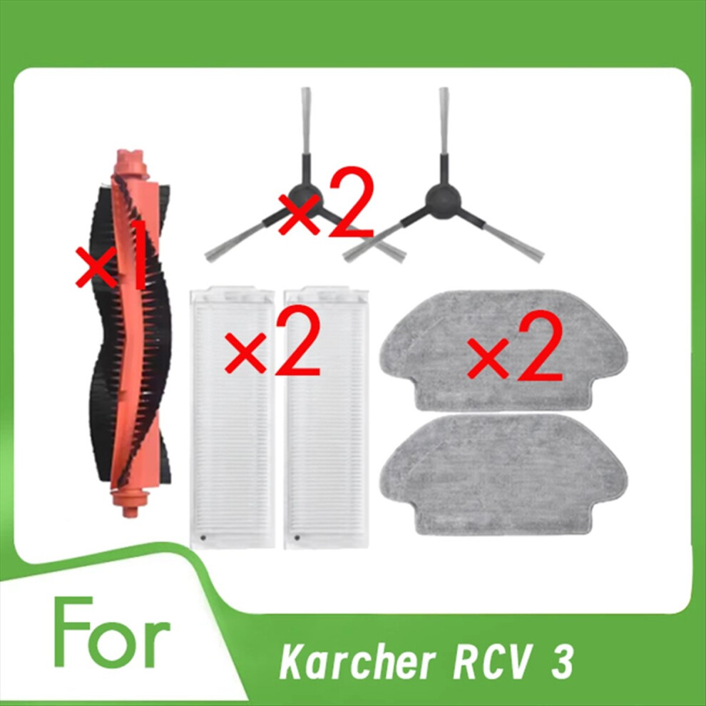 For Rcv 3 Vacuum Cleaner Main Side Brush Mop Filter 4711853360246