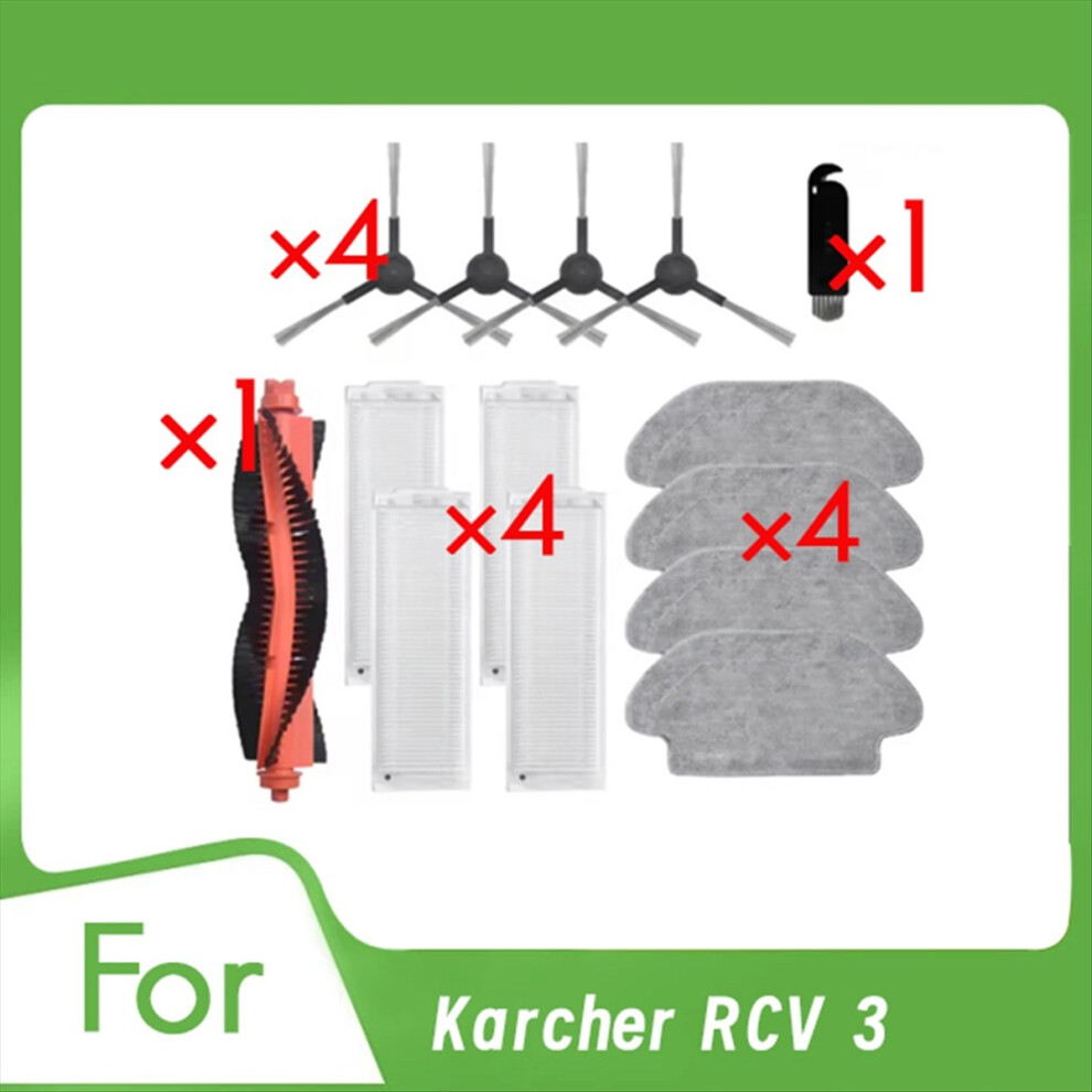 14 Pcs For Rcv 3 Vacuum Cleaner Accessories Main Side Brush 4711853360307