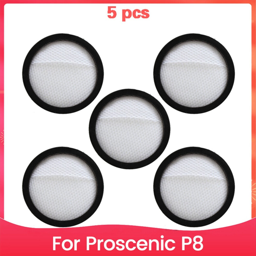 5Pcs Filters Cleaning Replacement Hepa Filter For P8 4711853375479