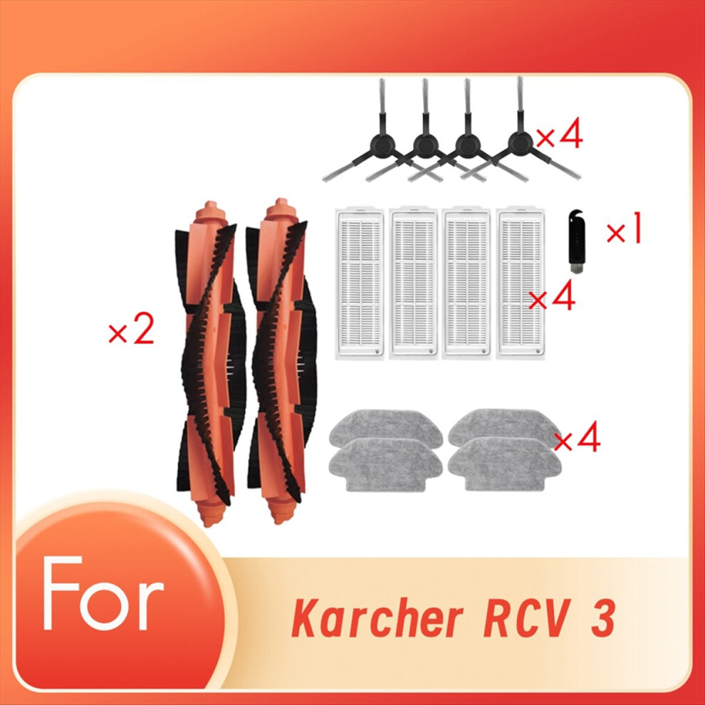 15 Pcs For Rcv 3 Vacuum Cleaner Accessories Roller Side Brush 4711853376308
