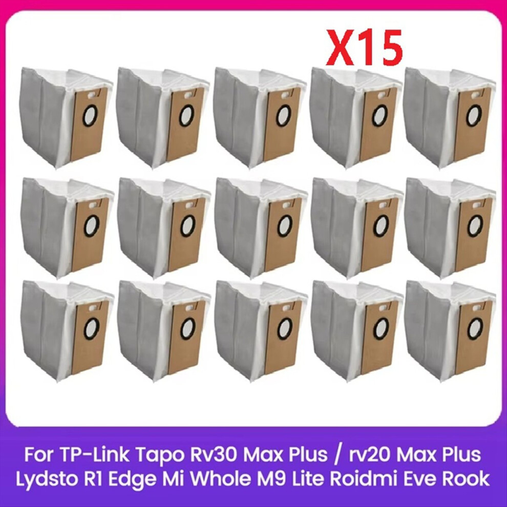 15Pcs Dust Bag For Rv30/Rv20/Miwhole M9 Lite Vacuums 4711853377923