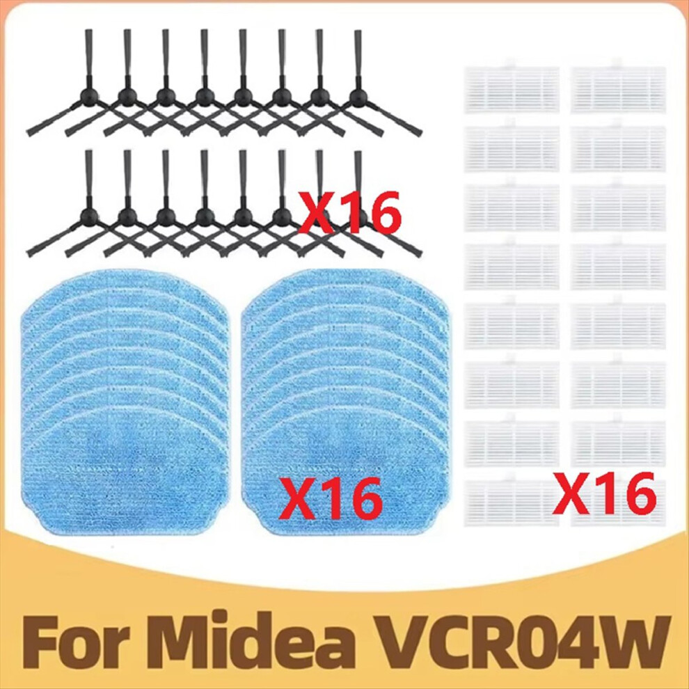 For Vcr04w Side Brush Hepa Filter Mop Cloths Rag Vacuum 4711853378012