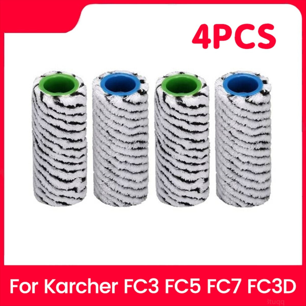 4Pcs For Fc3/Fc5/Fc7 Vacuum Roller Brush Set 4711853378357