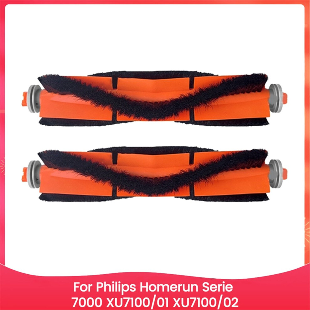 2Pcs Vacuum Main Brush For Homerun Serie 7000 Xu7100/01 4711853380282