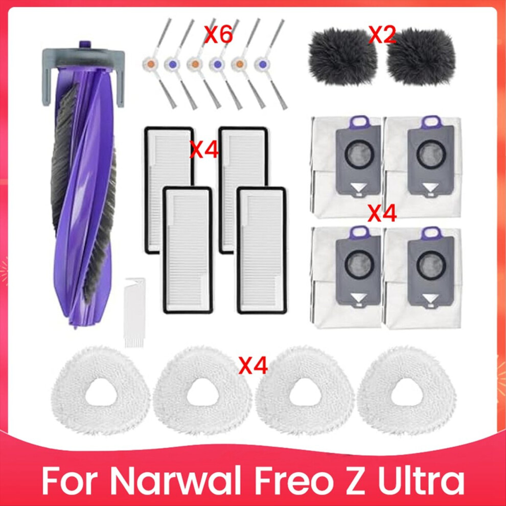 For Freo Z Ultra Robot Vacuum Cleaner Main Side Brush Filters 4711853383108