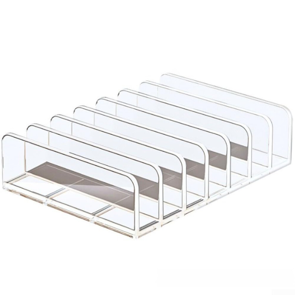 Acrylic Cd Storage Rack For Dvds And Cds Transparent Design Holds 14 Standard Jewel Cases No Assembly Required 9016109592002
