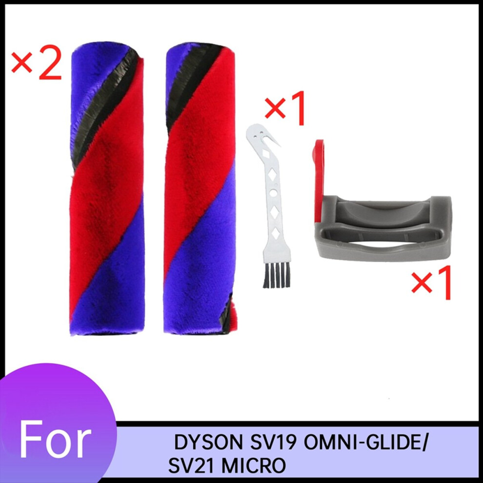 2Pcs Main Brush+Switch Lock For Sv19 Omni-Glide/Sv21 Micro 4711853384853