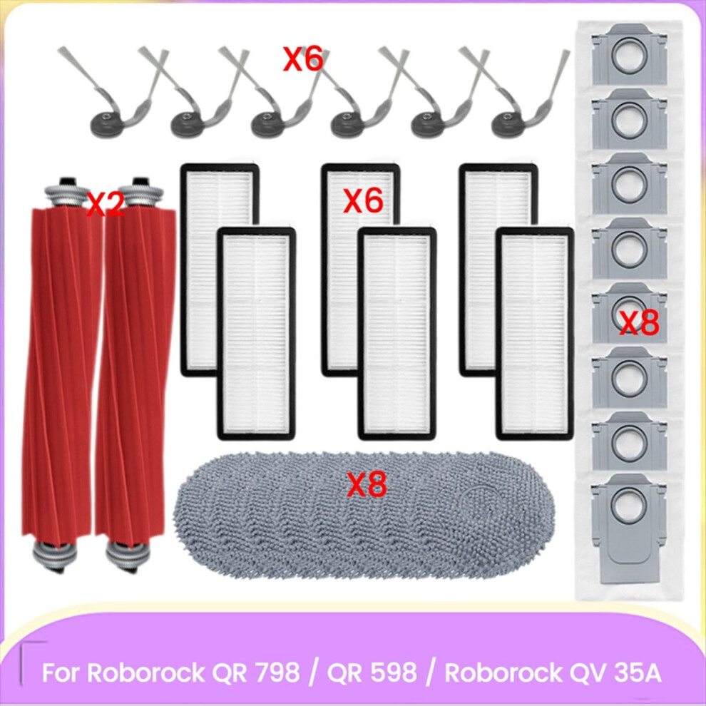 For Qr 798 / Qr 598 / 35A Spare Parts Brush Hepa Filter 4711853384693